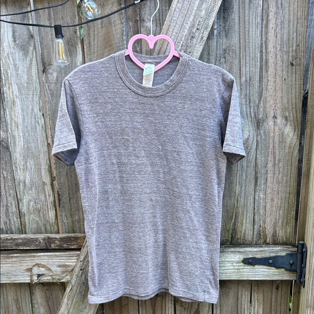 Alternative Apparel Heathered Brown Short Sleeve Tee